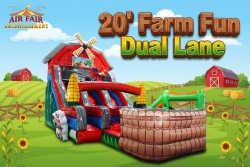 20' Farm Fun Dual Lane