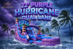22' Purple Hurricane Dual Lane