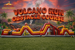Volcano Run Obstacle Course